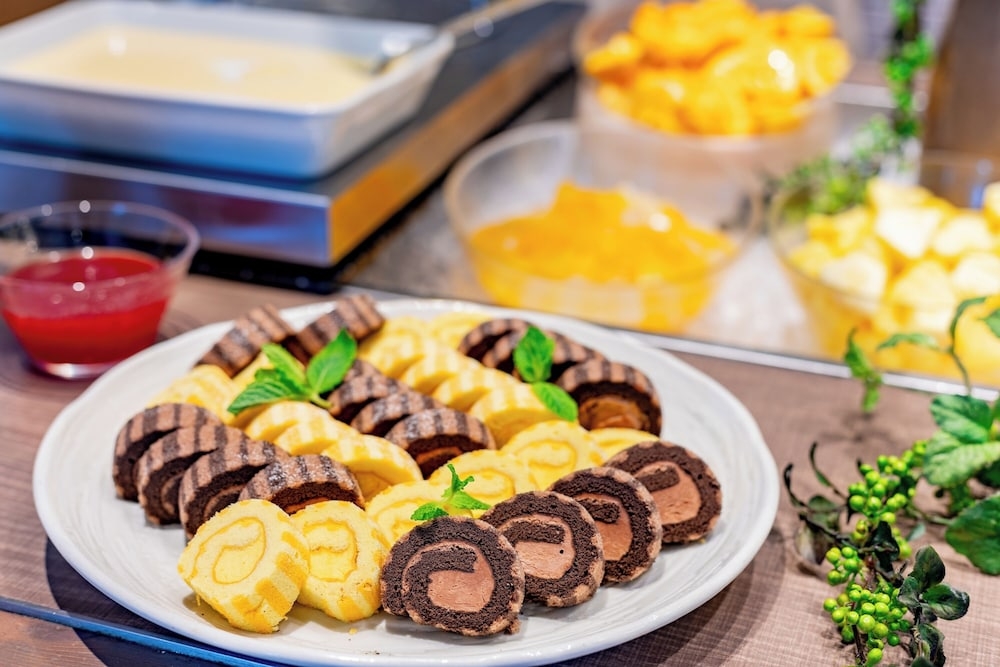 뷔페 아침 식사