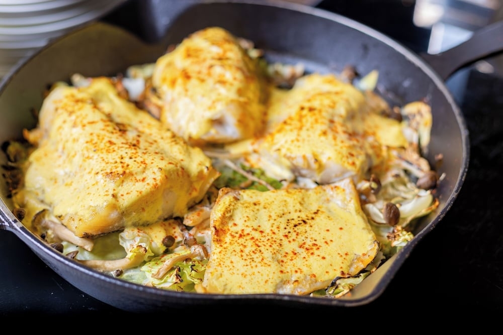 뷔페 아침 식사