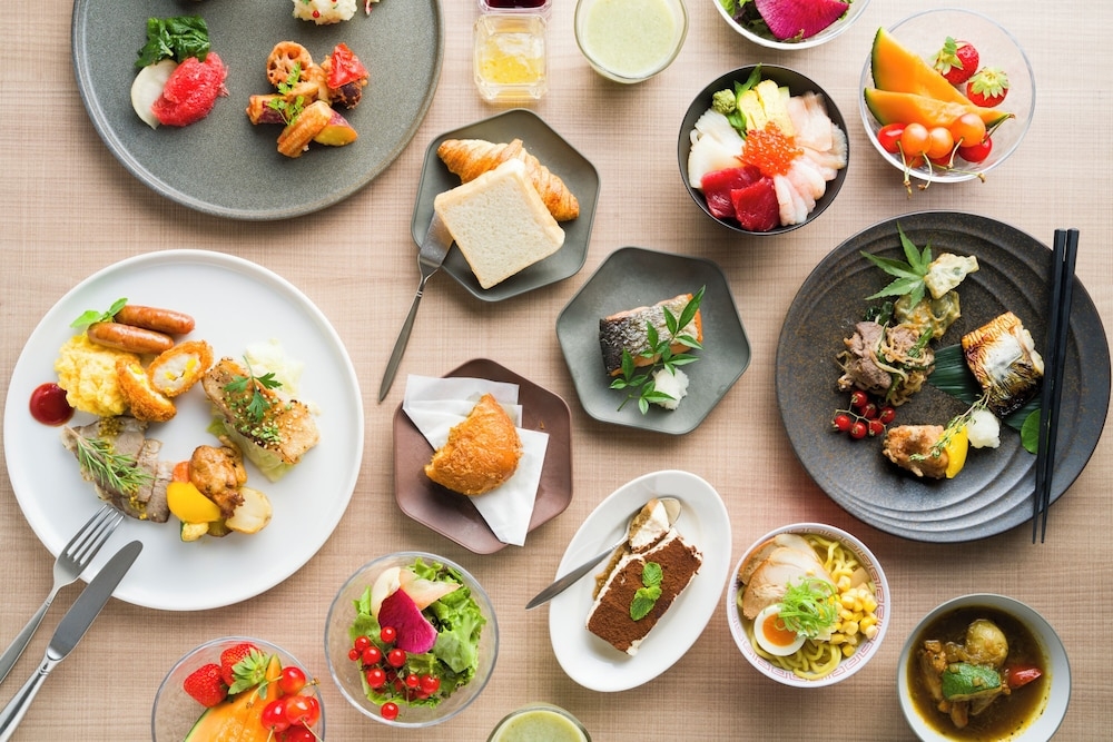 뷔페 아침 식사