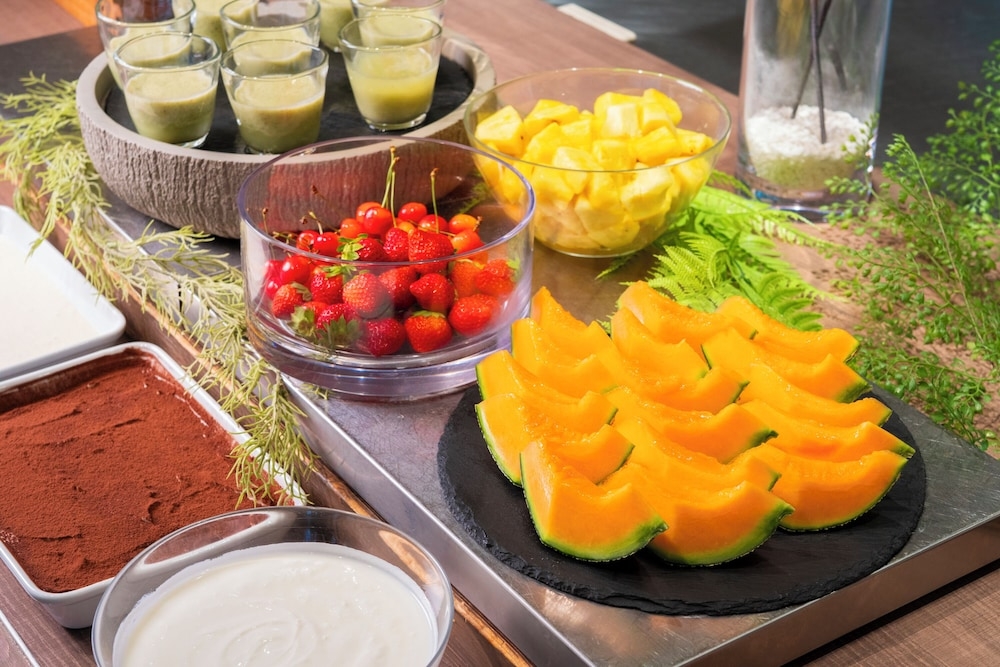 뷔페 아침 식사