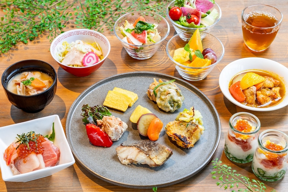 뷔페 아침 식사