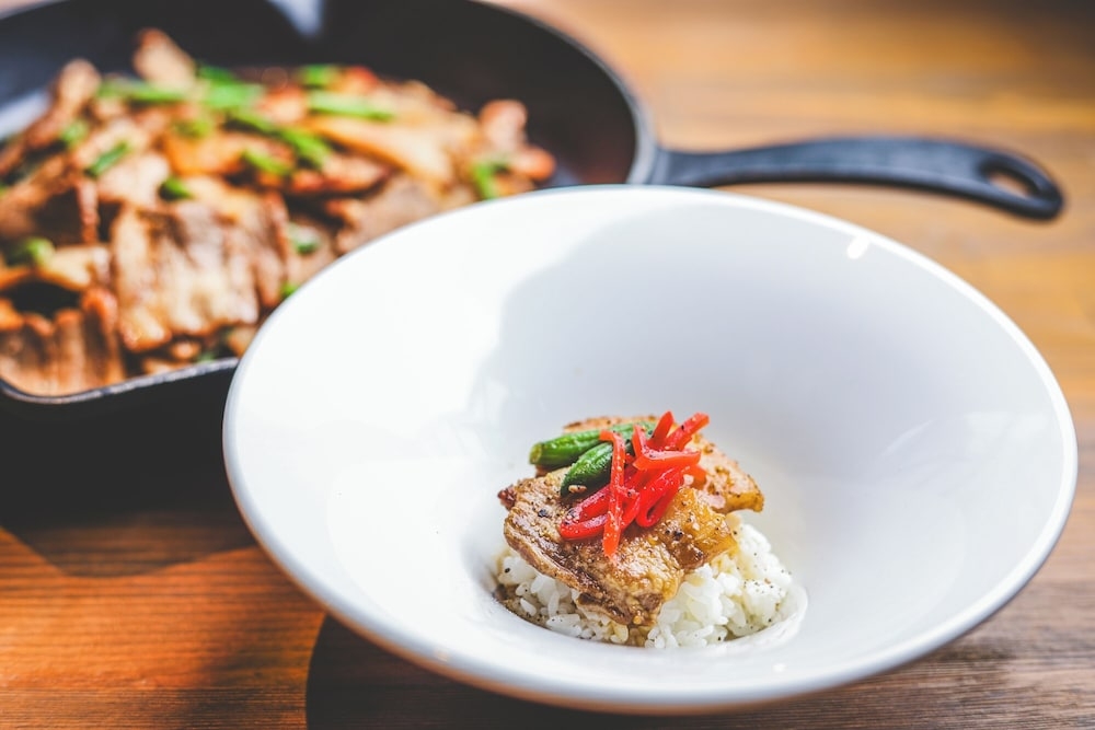 뷔페 아침 식사