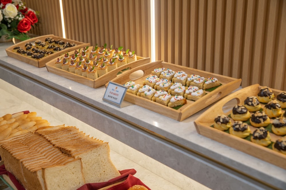 뷔페 아침 식사