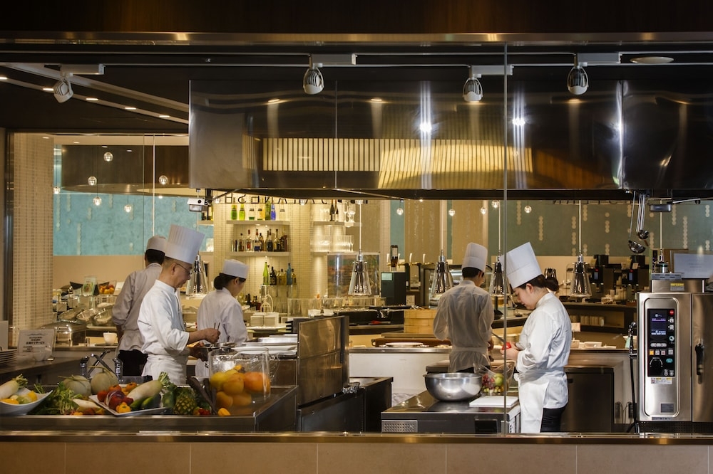 뷔페 아침 식사