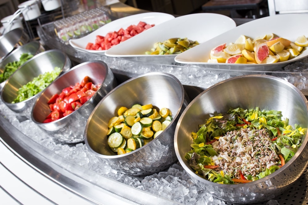 뷔페 아침 식사