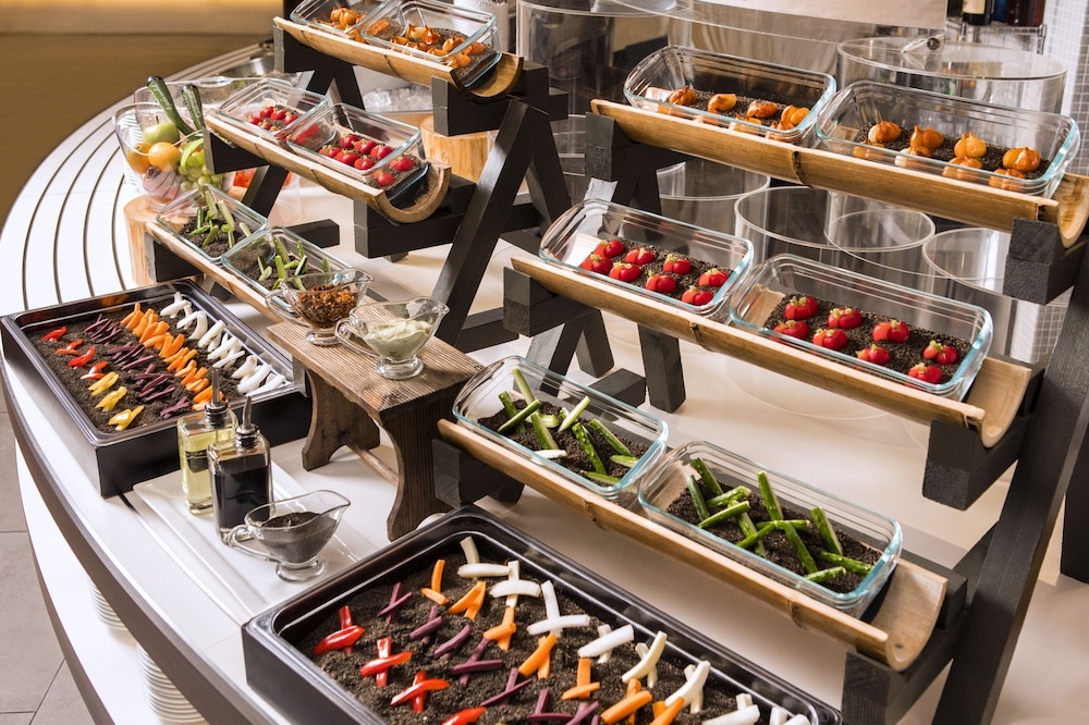 뷔페 아침 식사