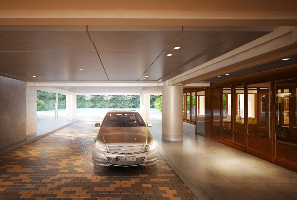 숙박 시설 입구