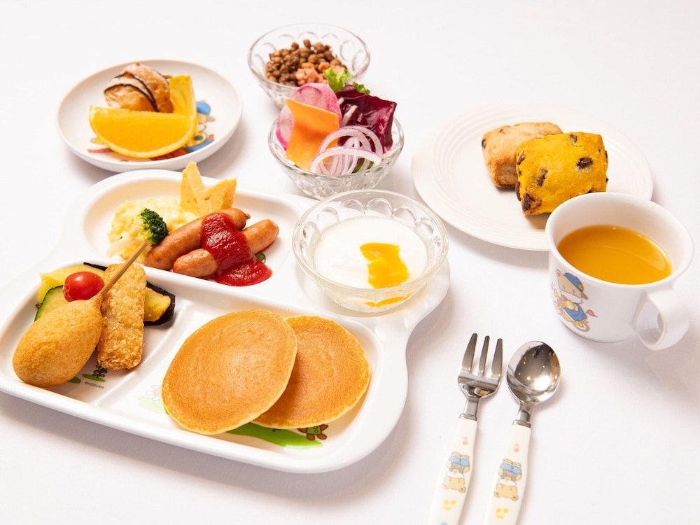 뷔페 아침 식사