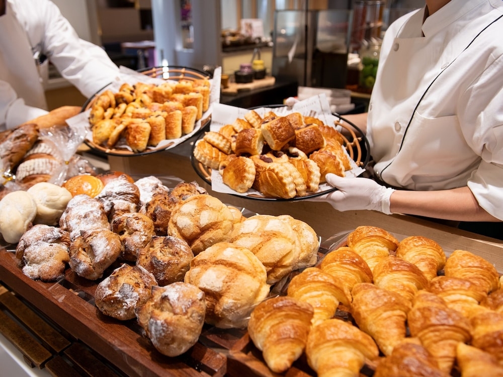 뷔페 아침 식사