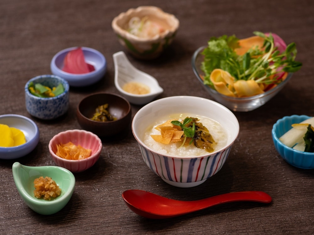 뷔페 아침 식사