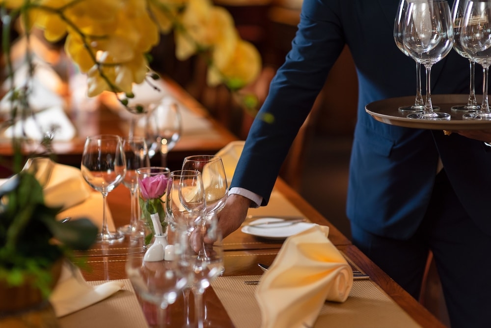 뷔페 아침 식사