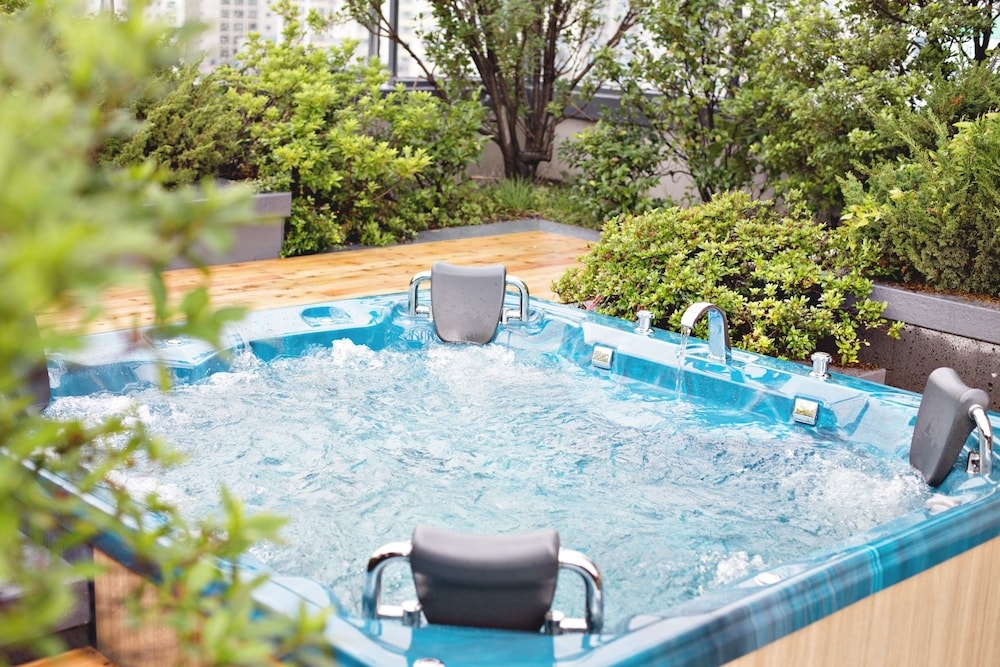 야외 스파 욕조