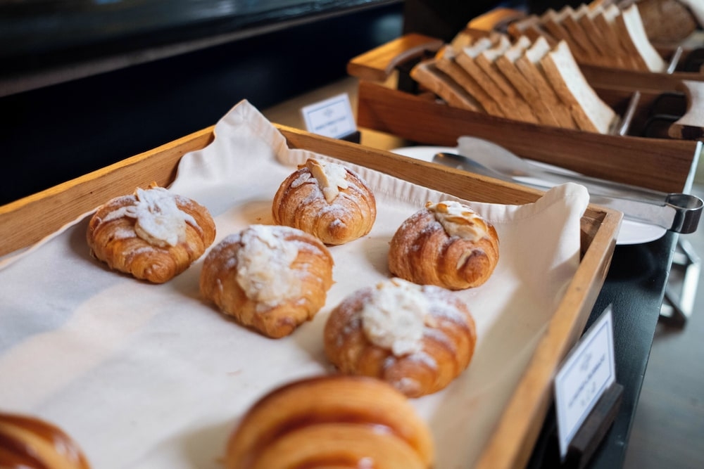 뷔페 아침 식사