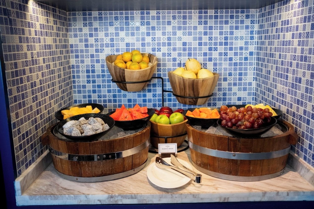 뷔페 아침 식사