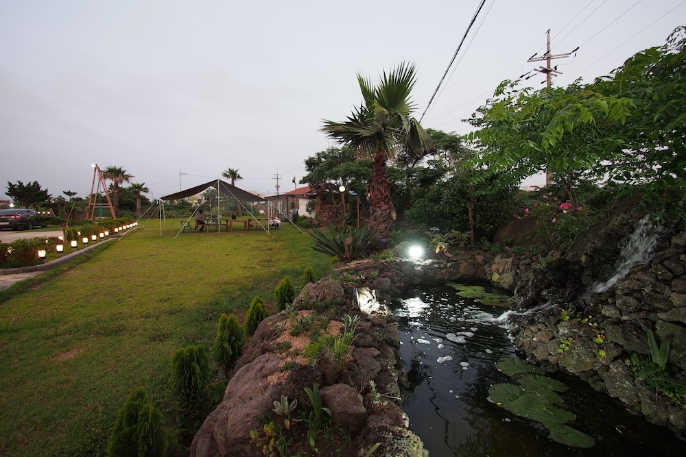 숙박 시설 구내
