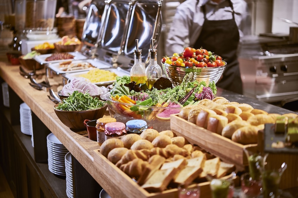 뷔페 아침 식사