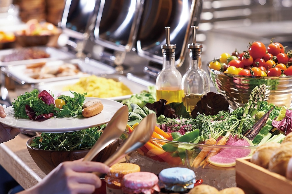 뷔페 아침 식사