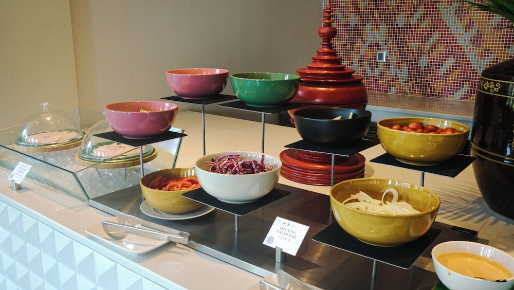 뷔페 아침 식사