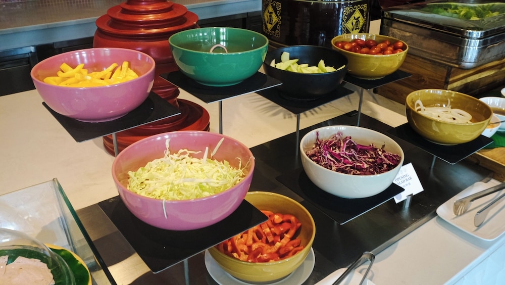 뷔페 아침 식사