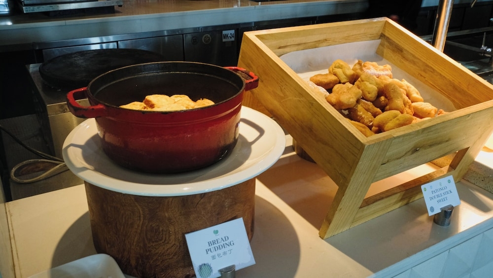 뷔페 아침 식사