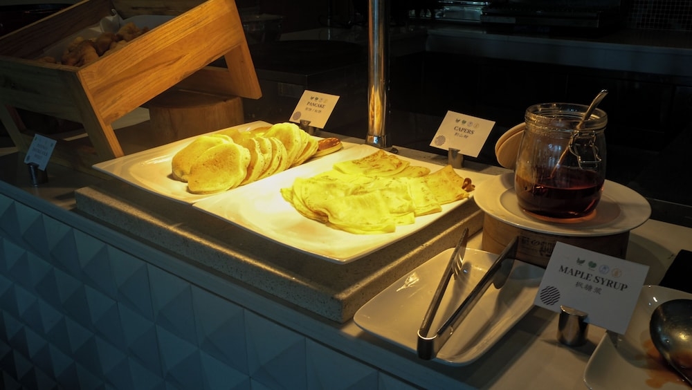 뷔페 아침 식사