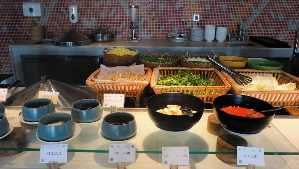 뷔페 아침 식사