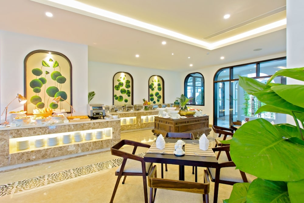 뷔페 아침 식사