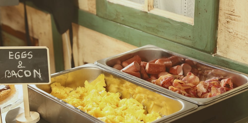 뷔페 아침 식사