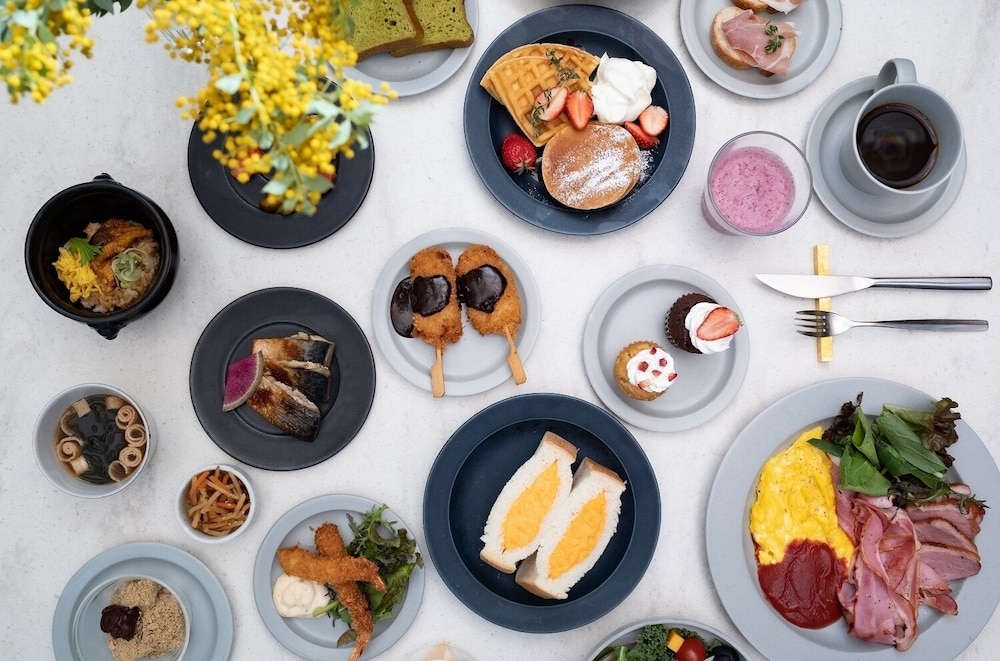 뷔페 아침 식사