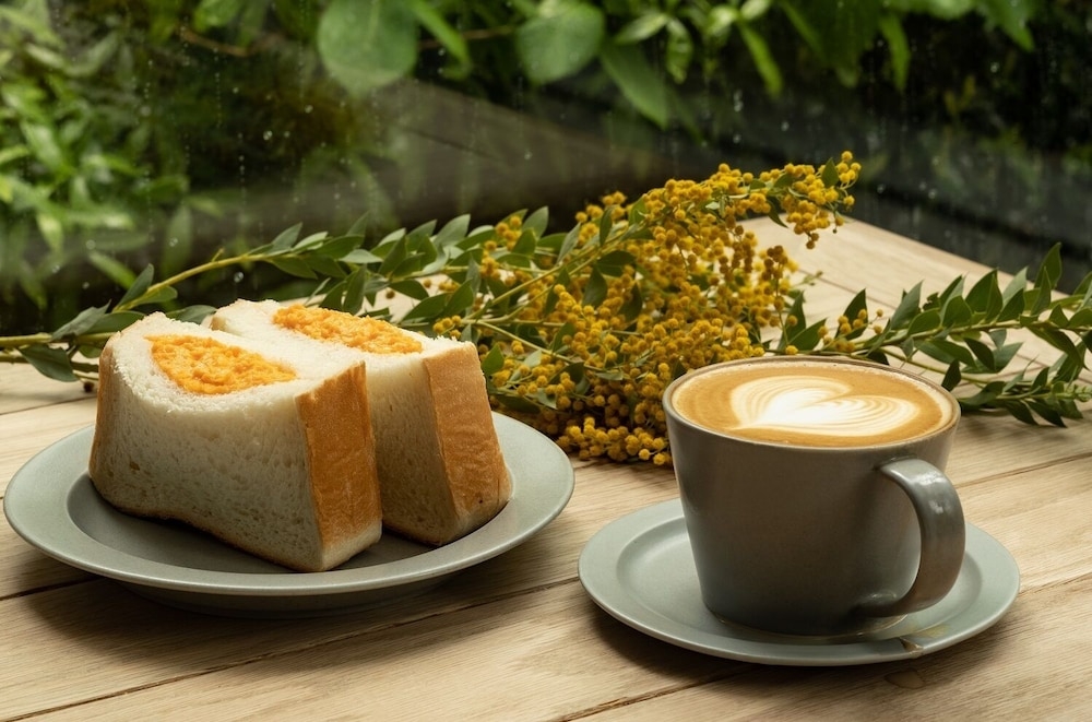 뷔페 아침 식사