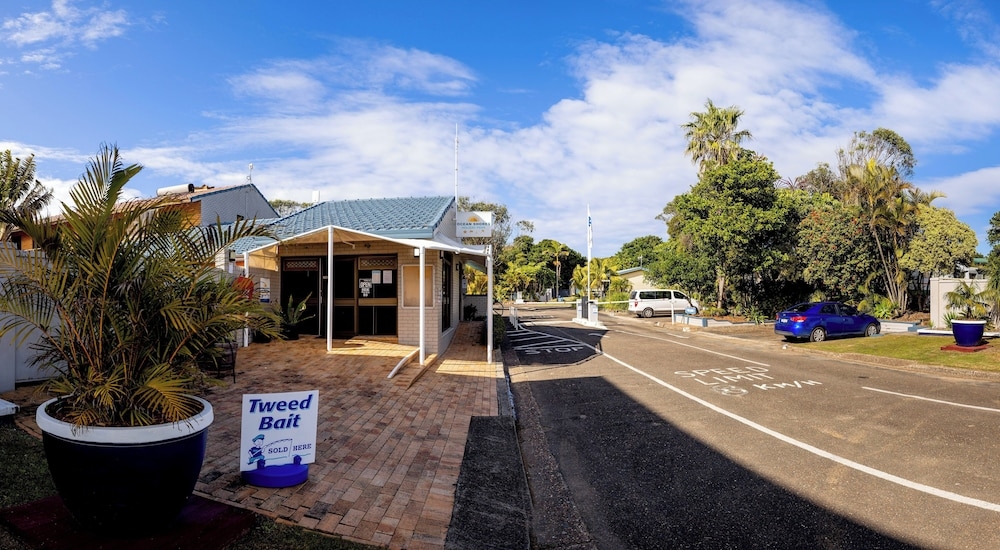 숙박 시설 입구