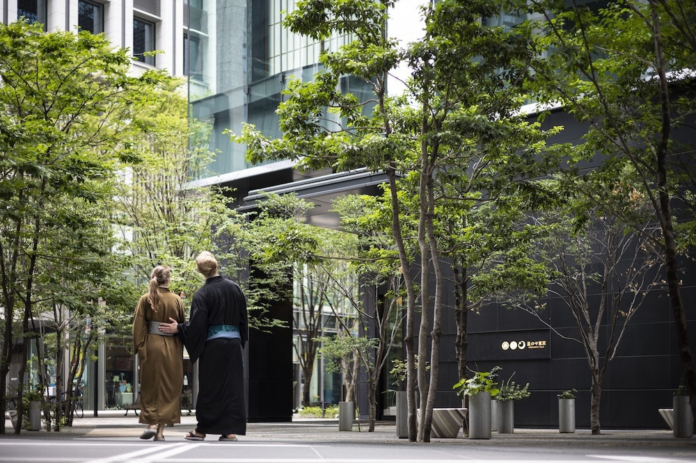 숙박 시설 입구