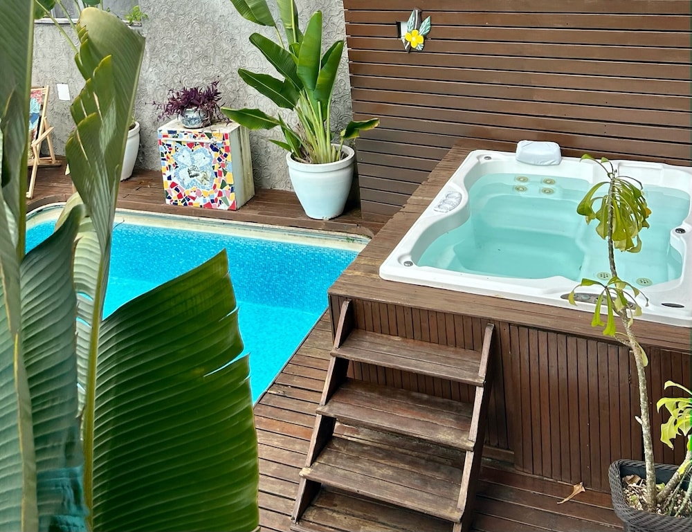 야외 스파 욕조