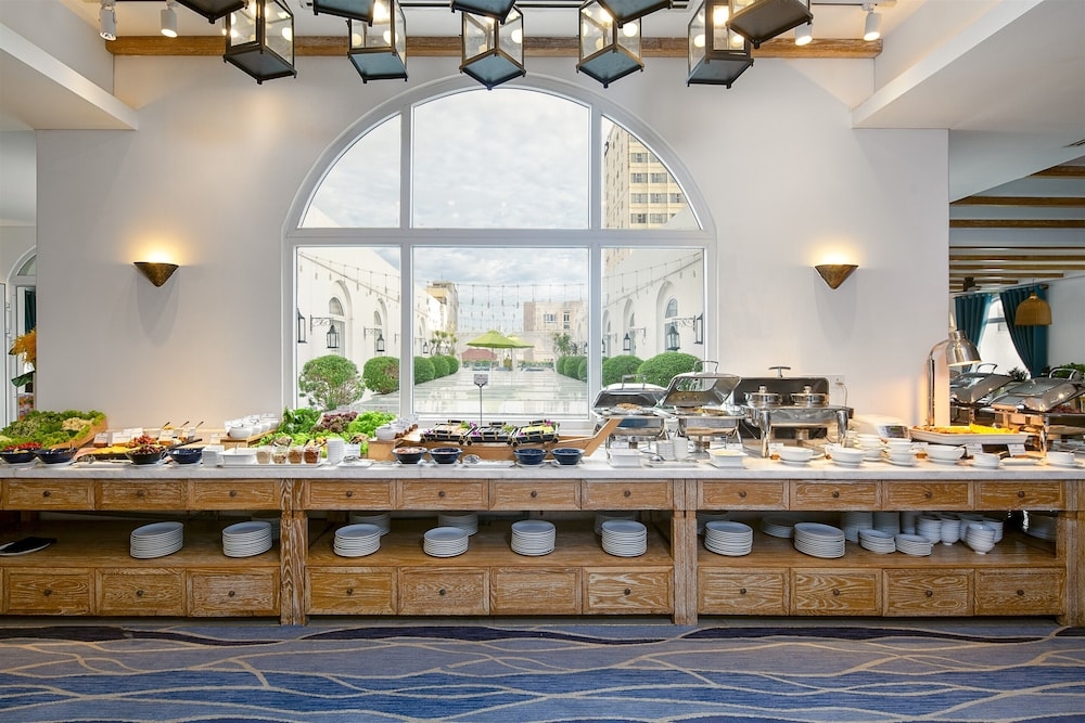 뷔페 아침 식사