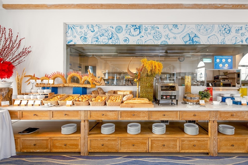 뷔페 아침 식사