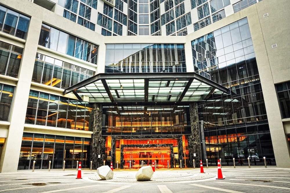 숙박 시설 입구