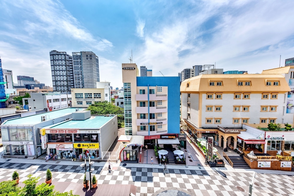 숙박 시설에서 보는 주변 전망