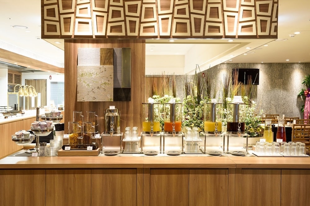 뷔페 아침 식사