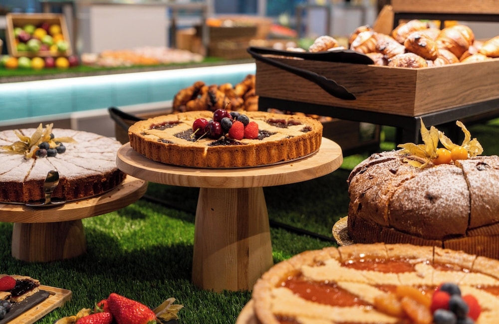 뷔페 아침 식사