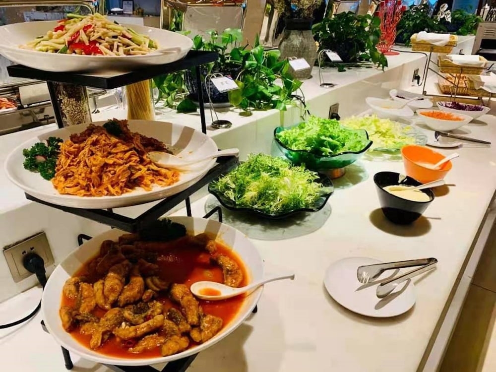 뷔페 아침 식사