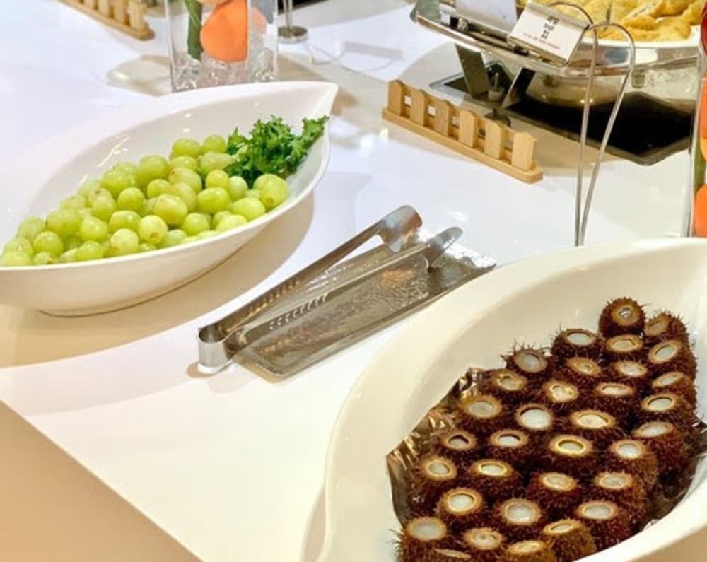 뷔페 아침 식사