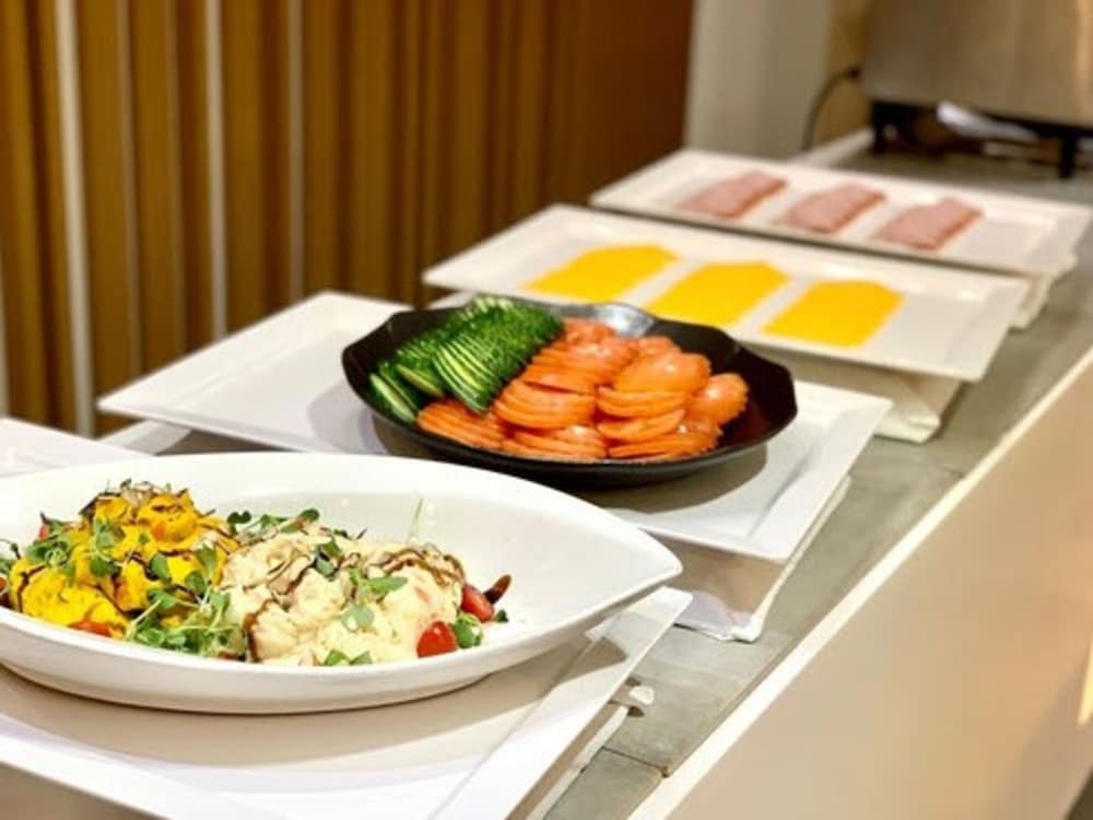 뷔페 아침 식사