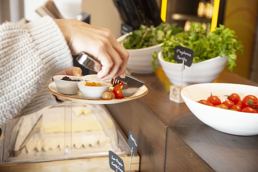 뷔페 아침 식사