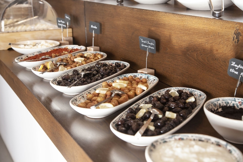 뷔페 아침 식사