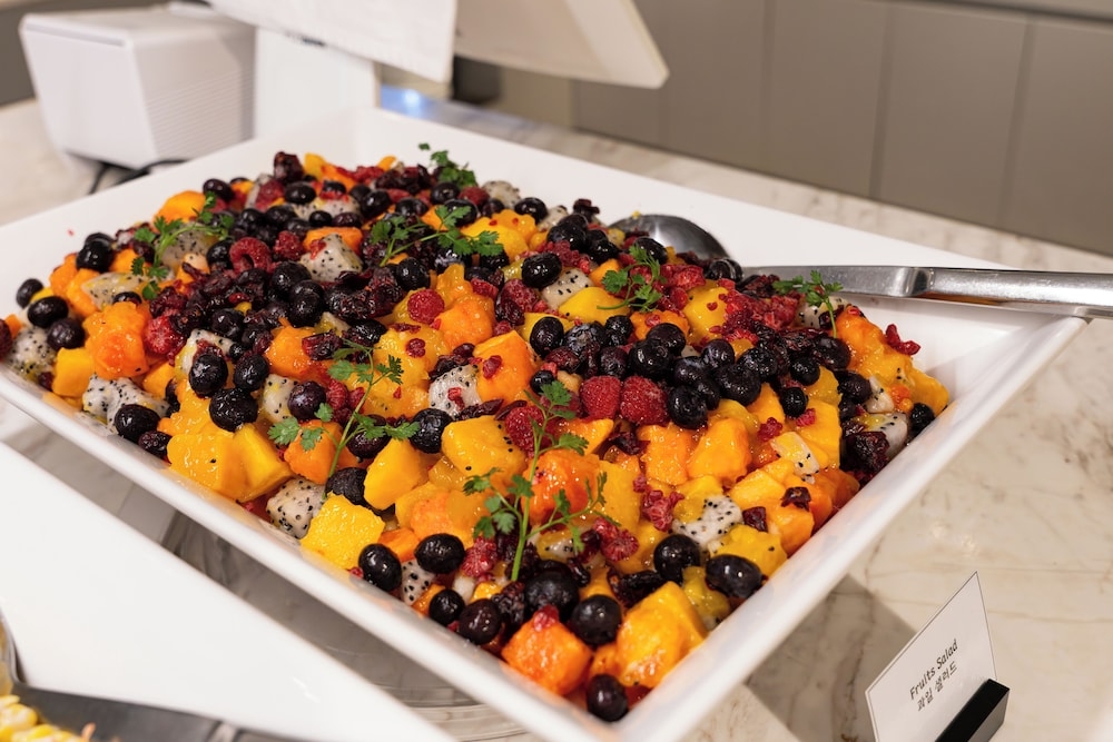 뷔페 아침 식사