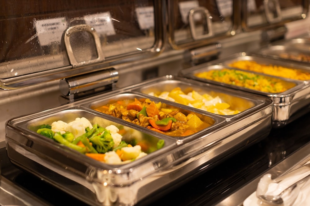 뷔페 아침 식사