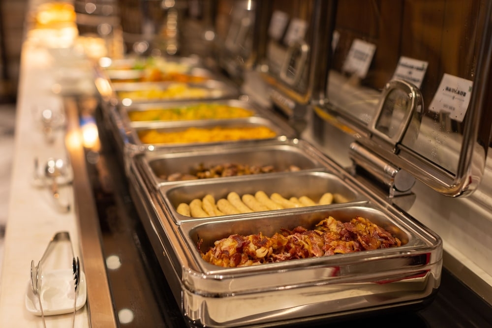 뷔페 아침 식사