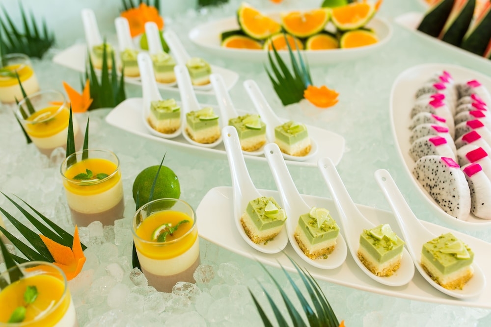 뷔페 아침 식사