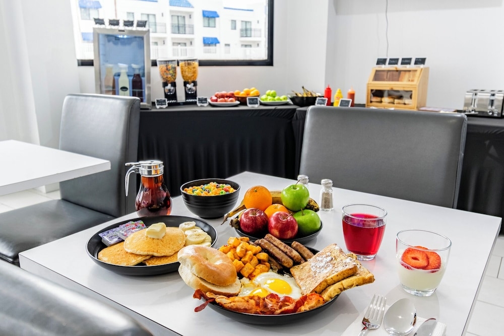 뷔페 아침 식사