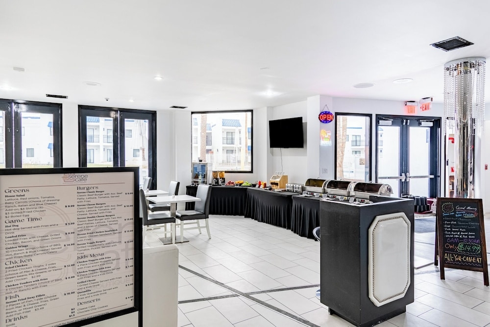 뷔페 아침 식사